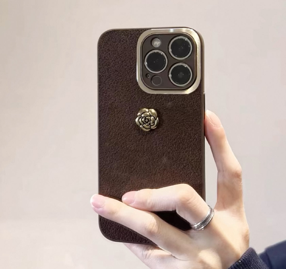 メイラード ビンテージ 月の坑紋(つきのこうもん)スマホケース (Maillard retro moon pit pattern phone case)(SJK071))