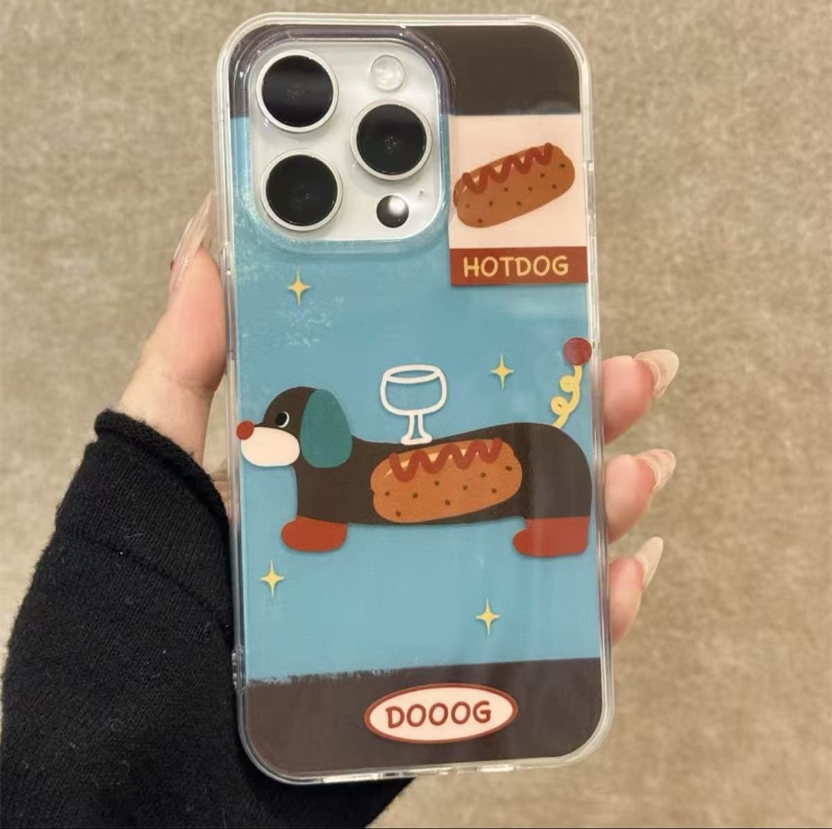 ダックスフンドのスマホケース(Dachshund phone case)(SJK005)