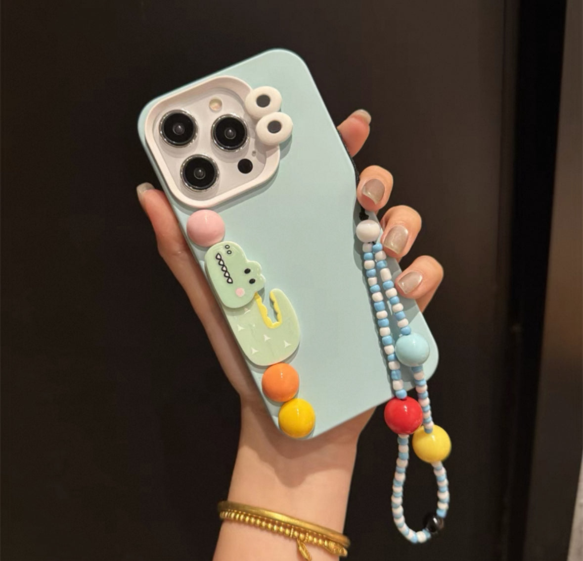 ワニのスマホケース(Crocodile phone case)(SJK015)