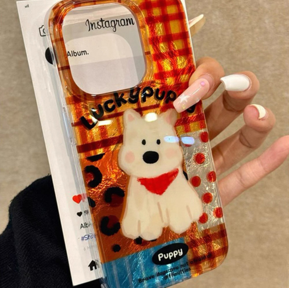 犬のスマホケースが、全場を可愛らしさで埋め尽くす(Dog - themed phone cases are taking the world by storm with cuteness!)(SJK003))