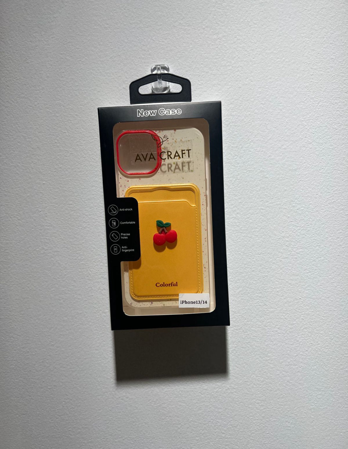 ニッチなカードホルダー付きカラフルなポッカドット・チェリースマホケース(Niche Card Holder Colored Polka Dot Cherry Phone Case)(SJK019)