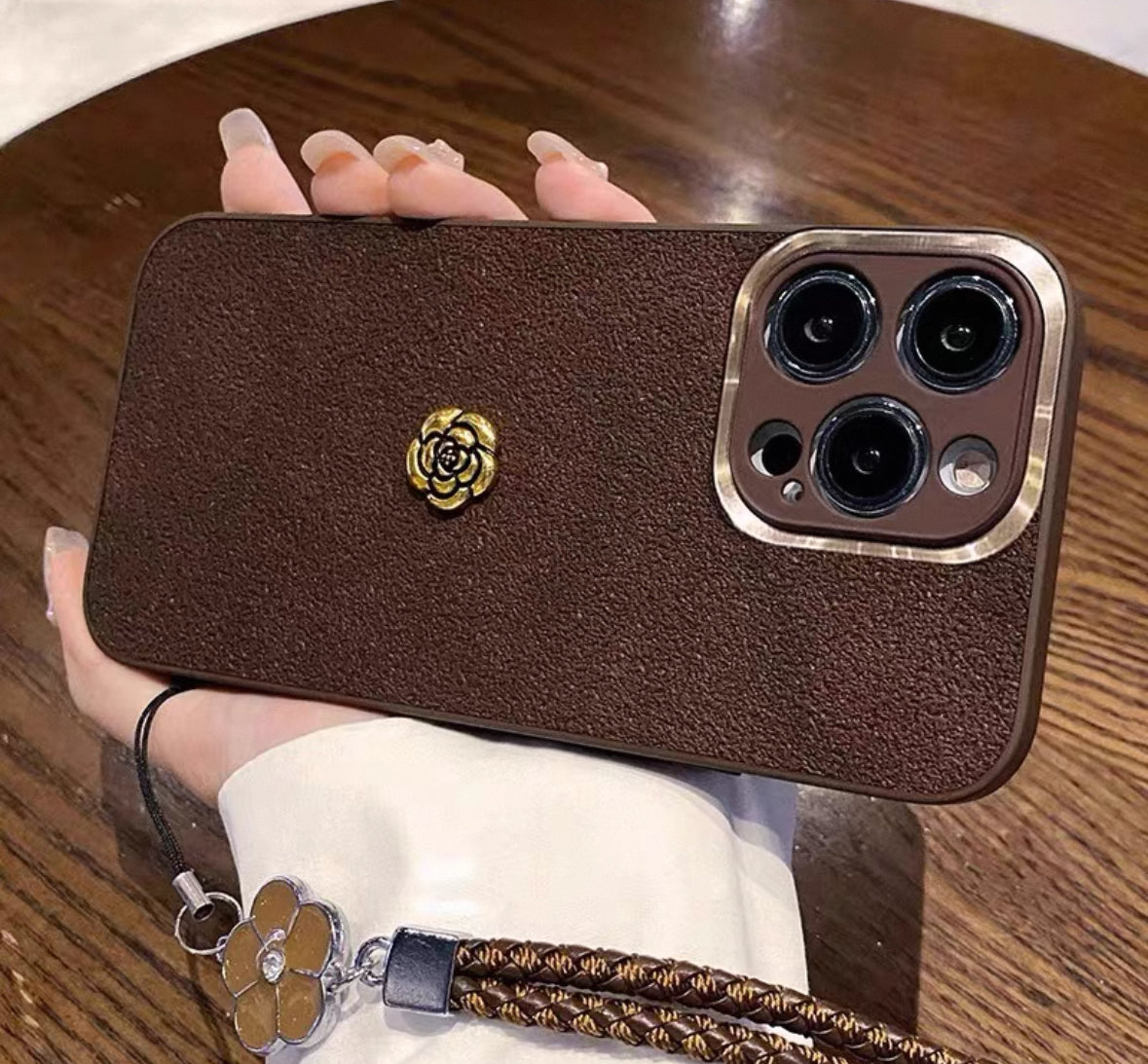 メイラード ビンテージ 月の坑紋(つきのこうもん)スマホケース (Maillard retro moon pit pattern phone case)(SJK071))