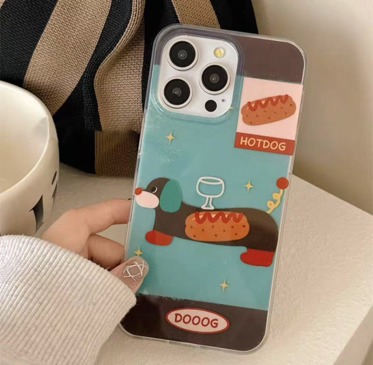 ダックスフンドのスマホケース(Dachshund phone case)(SJK005)