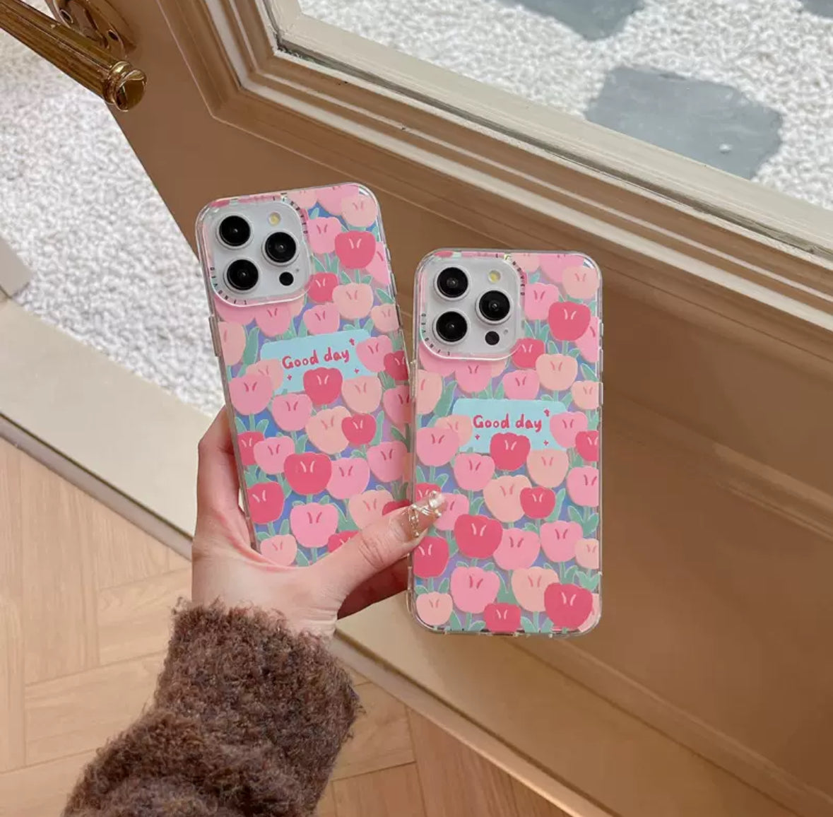 素敵な一日をテーマにしたスマホケース(A phone case themed with a wonderful day)(SJK009)