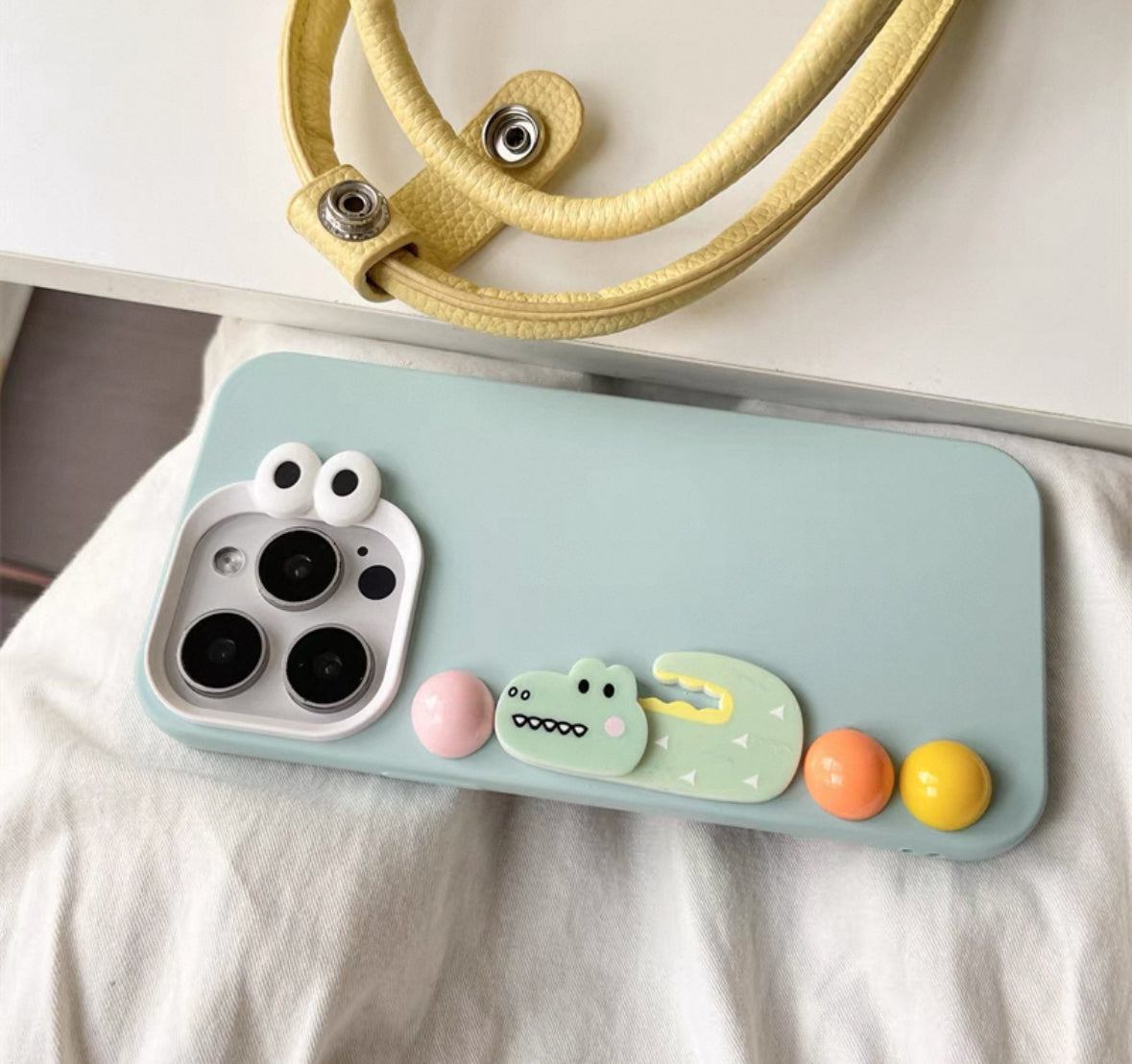 ワニのスマホケース(Crocodile phone case)(SJK015)