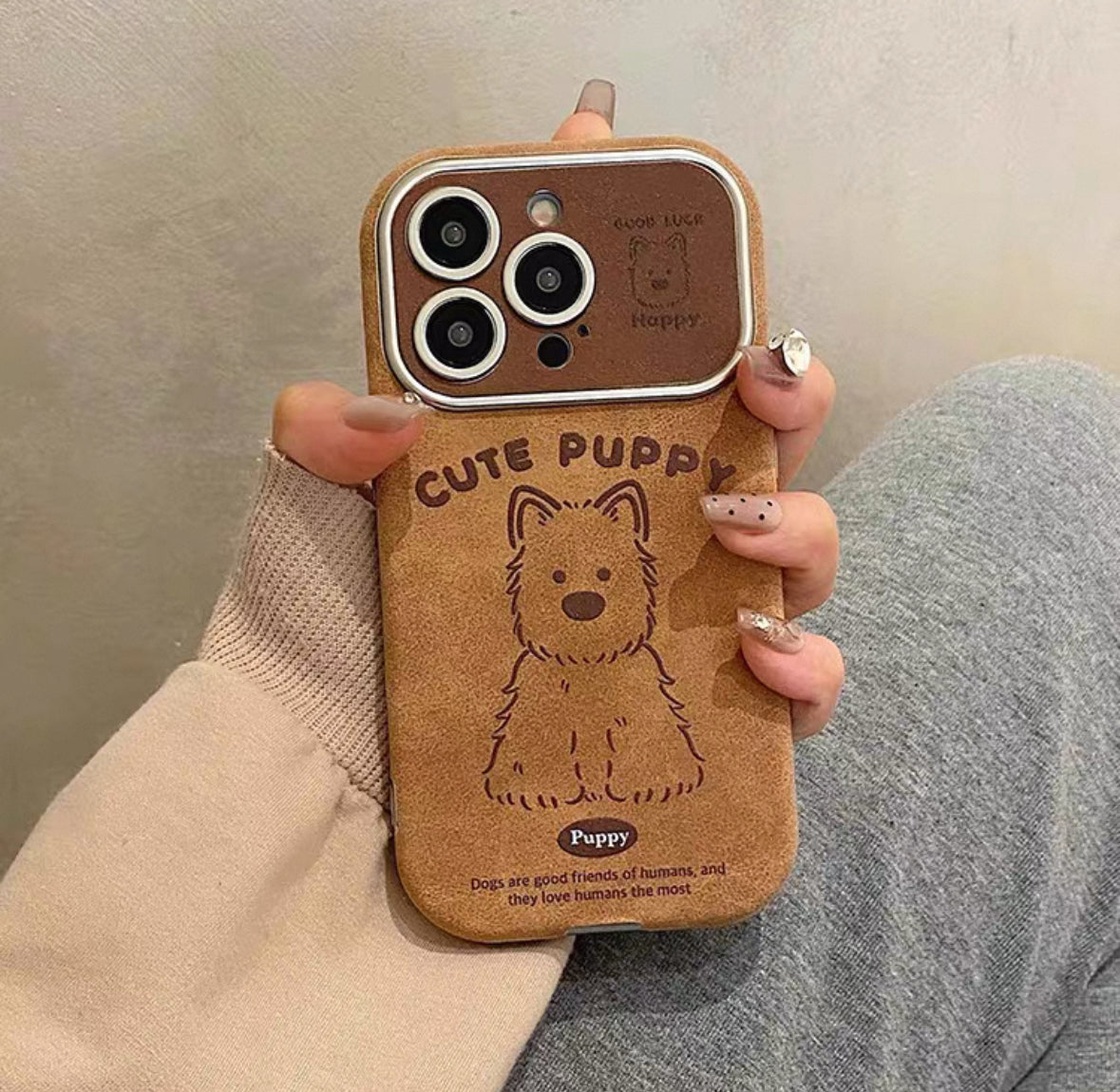 可愛らしいウエストハイランドホワイトテリアのスマホケース(An adorable West Highland White Terrier phone case)(SJK011)