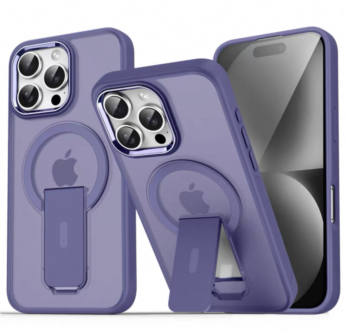 マルチファンクションマグネット付きスマホケース ダークバイオレットカラー (Multifunctional magnetic phone case in Dark Violet)(SJK066))