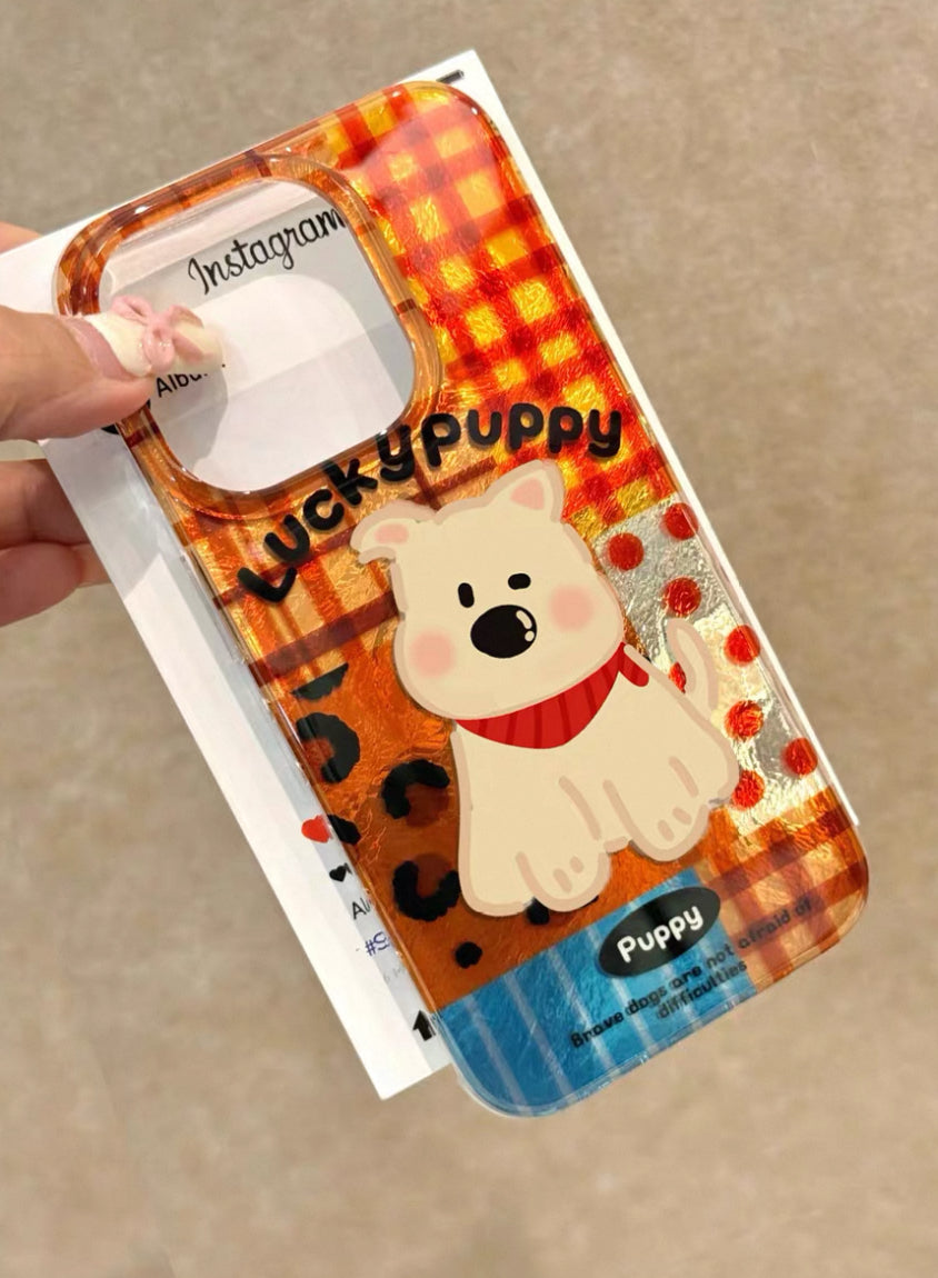 犬のスマホケースが、全場を可愛らしさで埋め尽くす(Dog - themed phone cases are taking the world by storm with cuteness!)(SJK003))