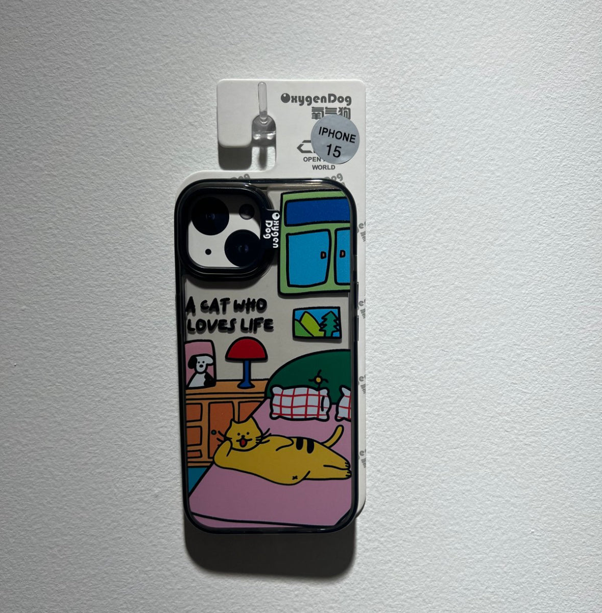 カートゥーンのソファ猫デザインで、汚れに強いスマホケース (Cartoon sofa - cat - designed dirt - resistant phone case)(SJK083)
