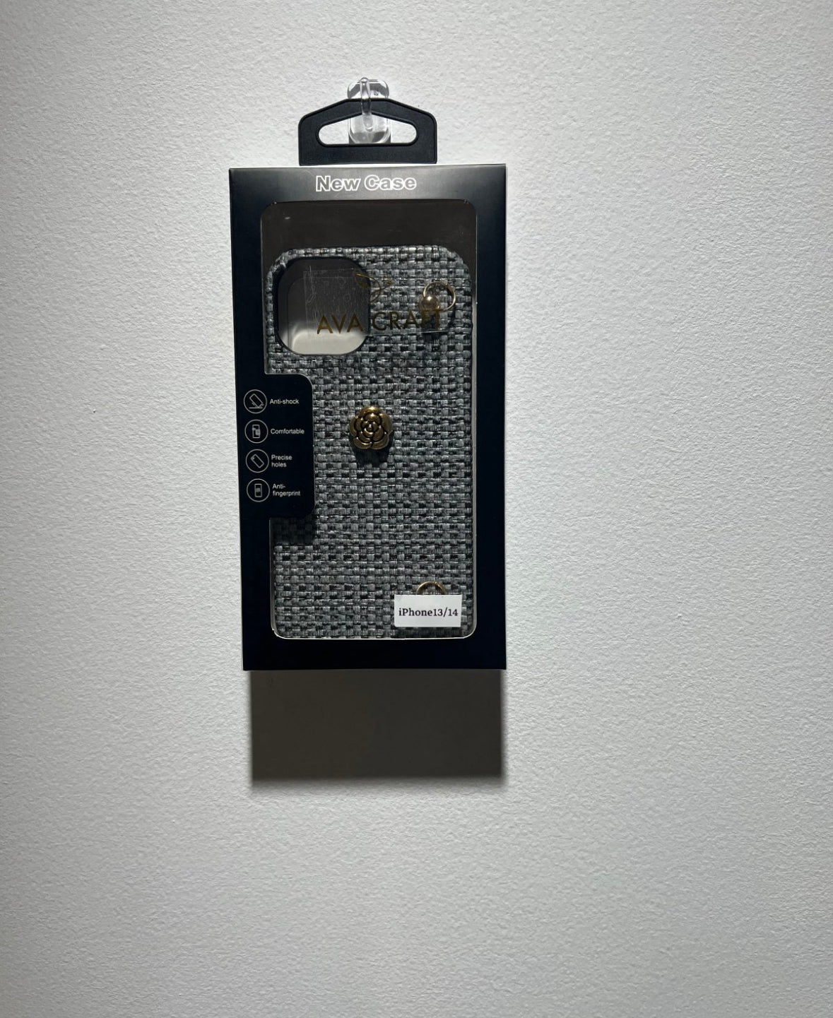 韓流スタイルの編み立て立体花柄スマホケース (Korean - style knitted three - dimensional flower phone case)(SJK040)