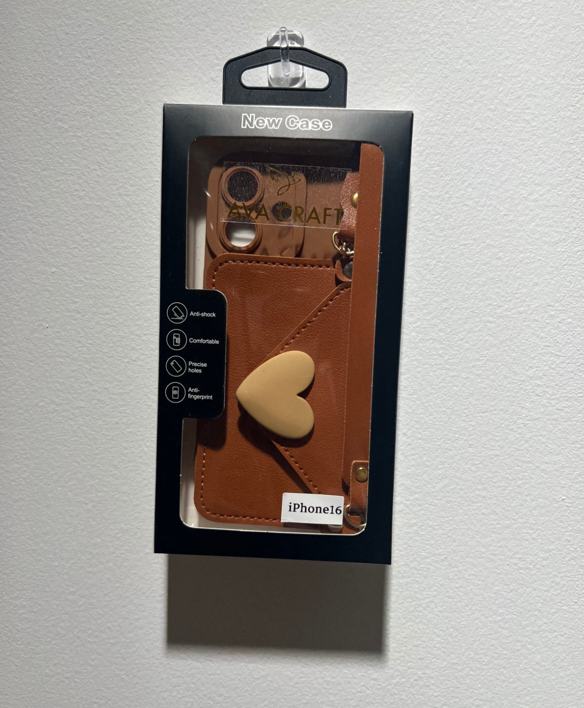 ミルクコーヒー色の財布機能付きスマホケース ( Milk - coffee - colored phone case with wallet function)(SJK055)