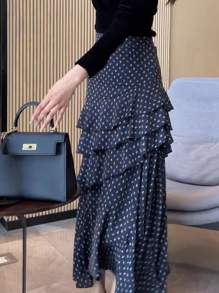 シフォンの花柄スカートですChiffon floral skirt