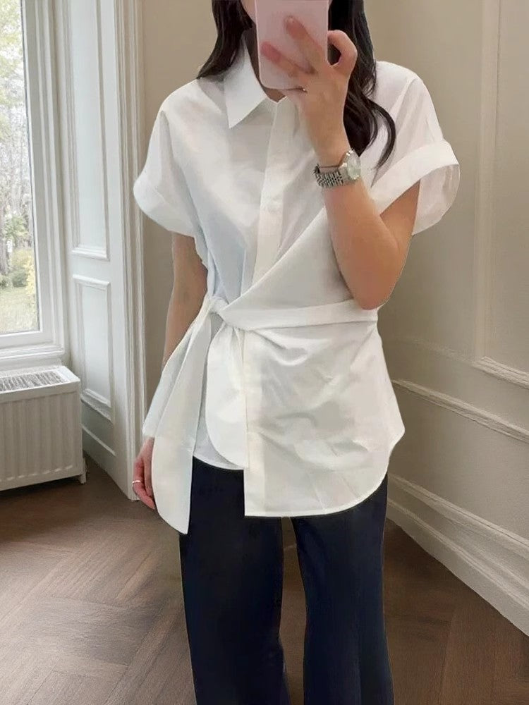 綿の半袖ですShort cotton sleeves.