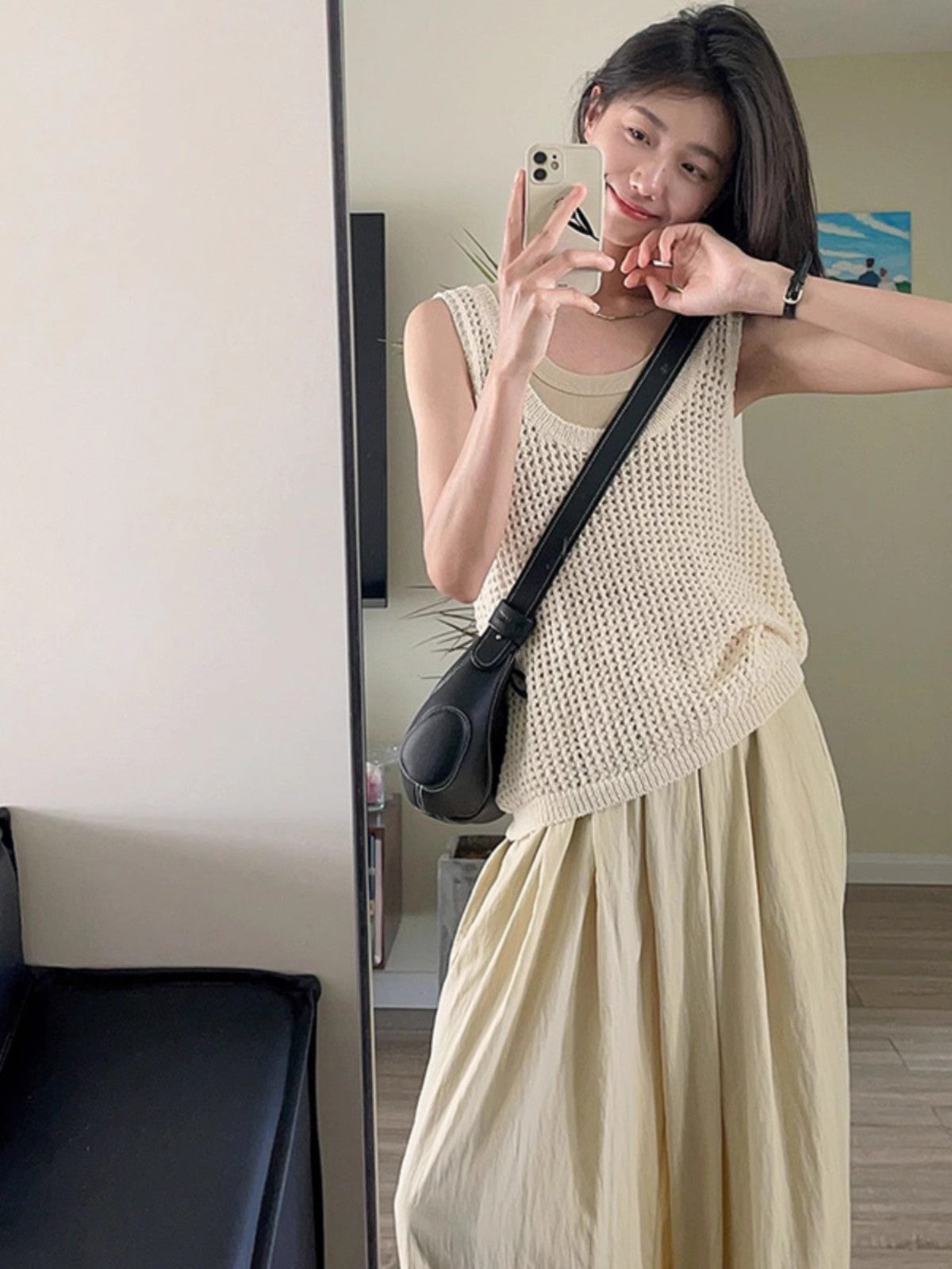塩系軽熟カジュアルスーツですA casual salt-themed set with a light mature style