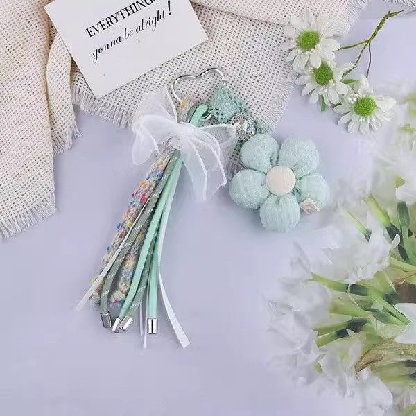 リボンフラワーチャームRibbon flower charm