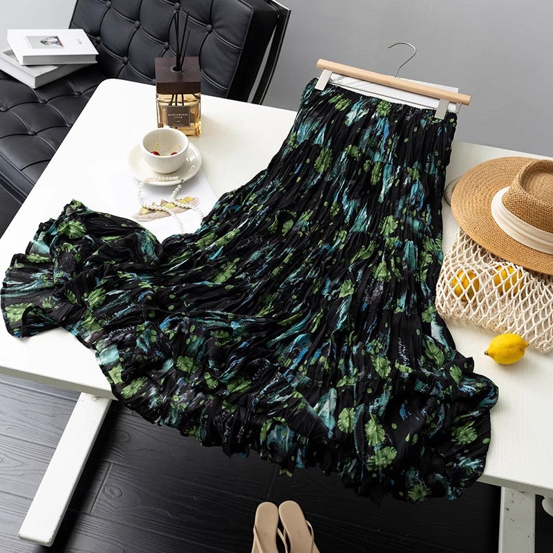 レトロなドレスですRetro chiffon skirt