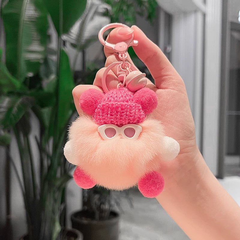 メガネ付きススワタリチャームRed swattari charm with glasses (red/red glasses)