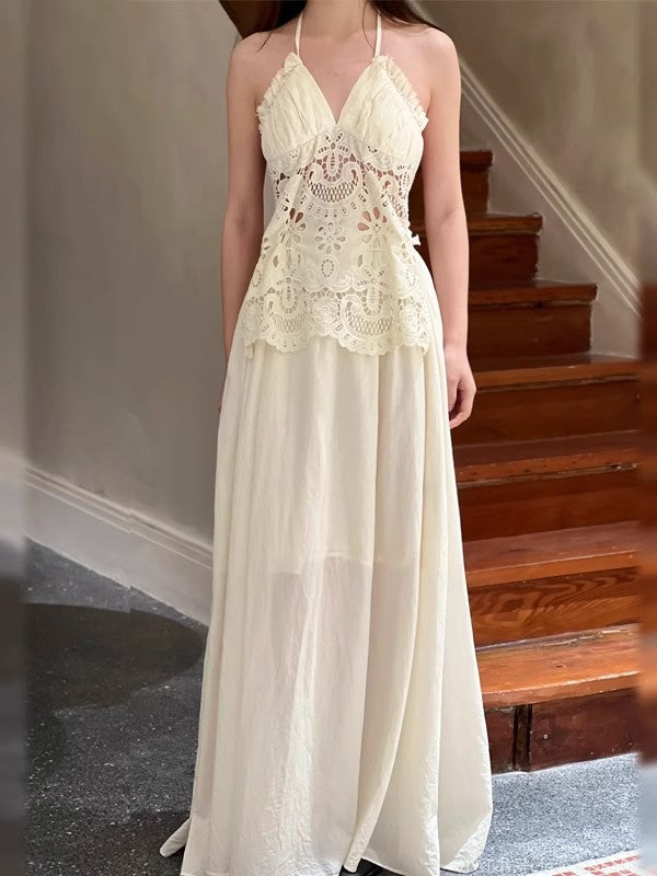 レトロなフレンチドレスですFrench retro lace dress