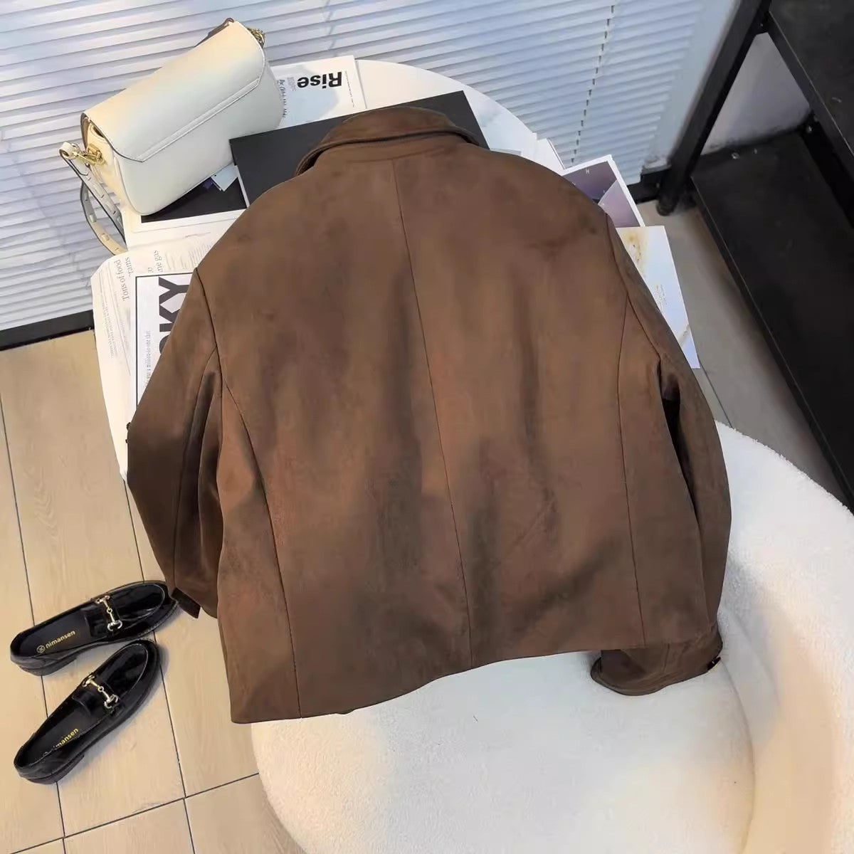 スエードのメイラードジャケットですThis is a suede mailed jacket.