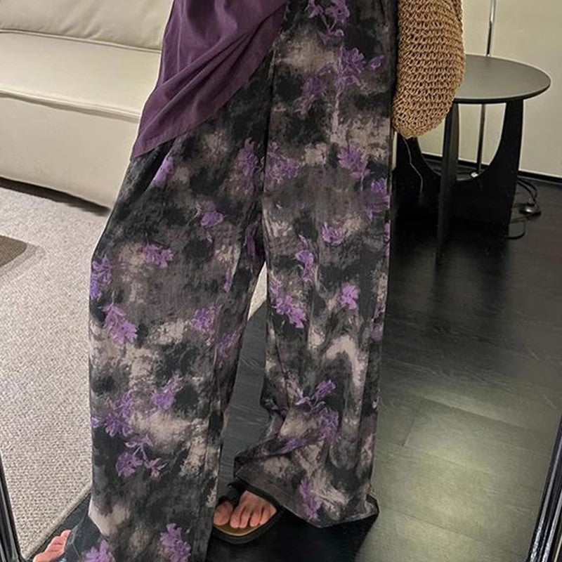 レトロな高級ぼかしカジュアルパンツですRetro high-end smudged casual trousers