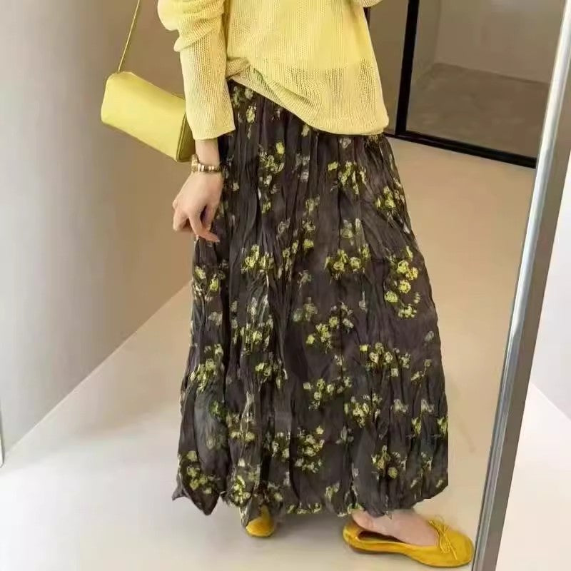 花柄のドレスFloral print dress