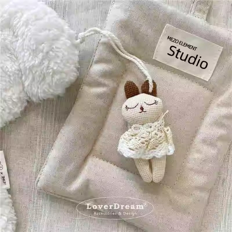 質感の布でこぐま白鳥わんこですFabric bear, swan and puppy