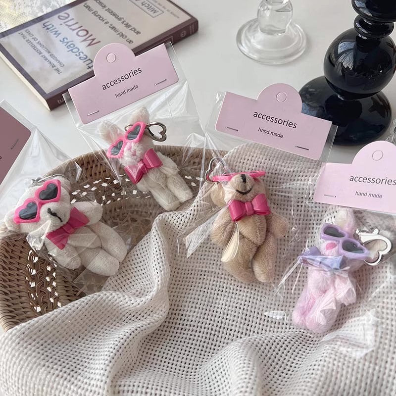 リボンサングラスこぐまうさぎうさぎですBow-tie sunglasses, Little Bear Bunny