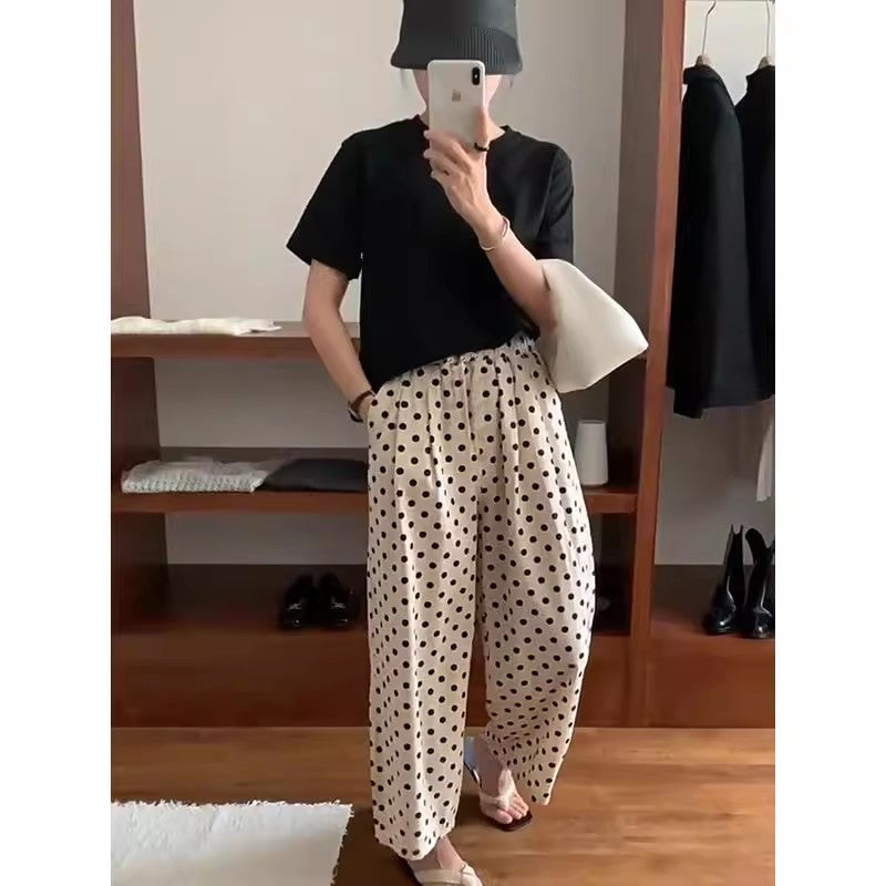 綿麻文芸スラックスですCotton and linen artistic casual pants