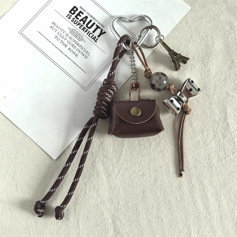 エッフェル塔リボンチャームEiffel Tower ribbon charm (black)
