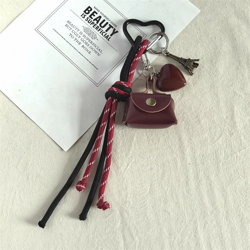 エッフェル塔リボンチャームEiffel Tower ribbon charm (black)
