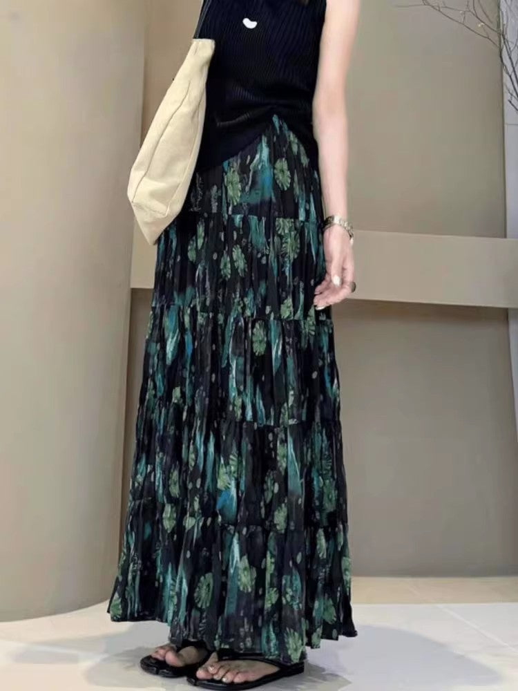 レトロなドレスですRetro chiffon skirt