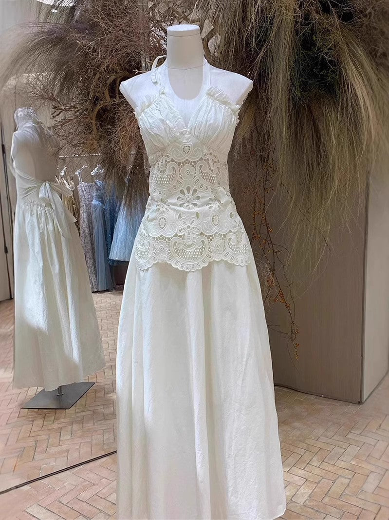 レトロなフレンチドレスですFrench retro lace dress