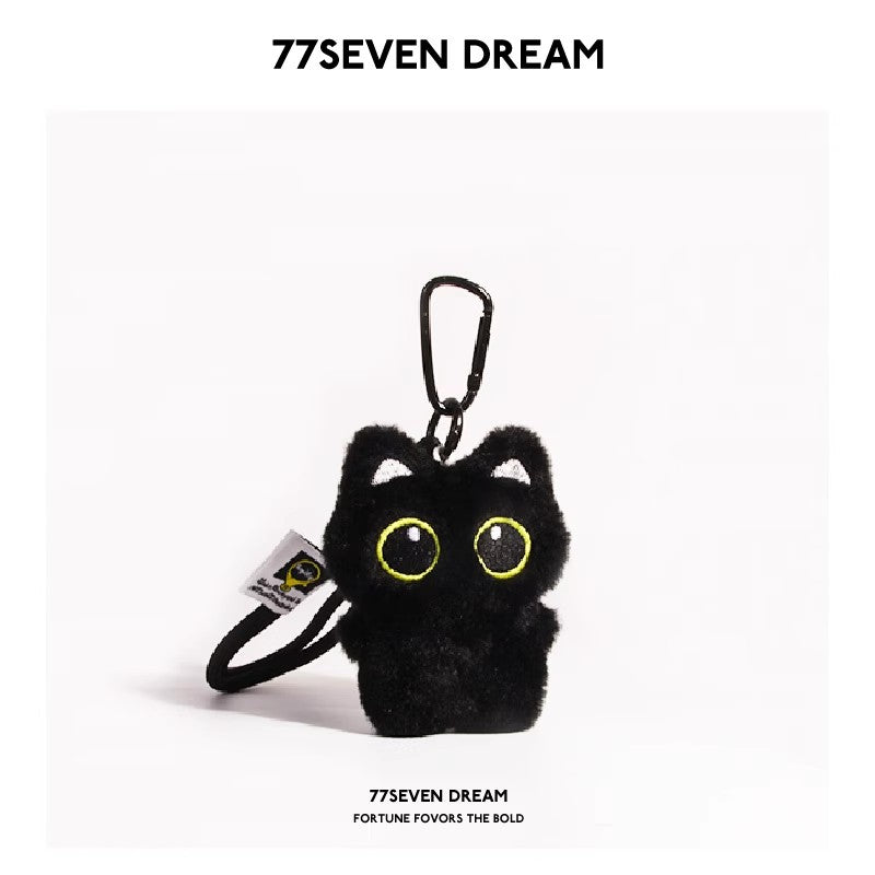 大きな目黒猫チャーム(無地)Big meguro cat charm (plain)