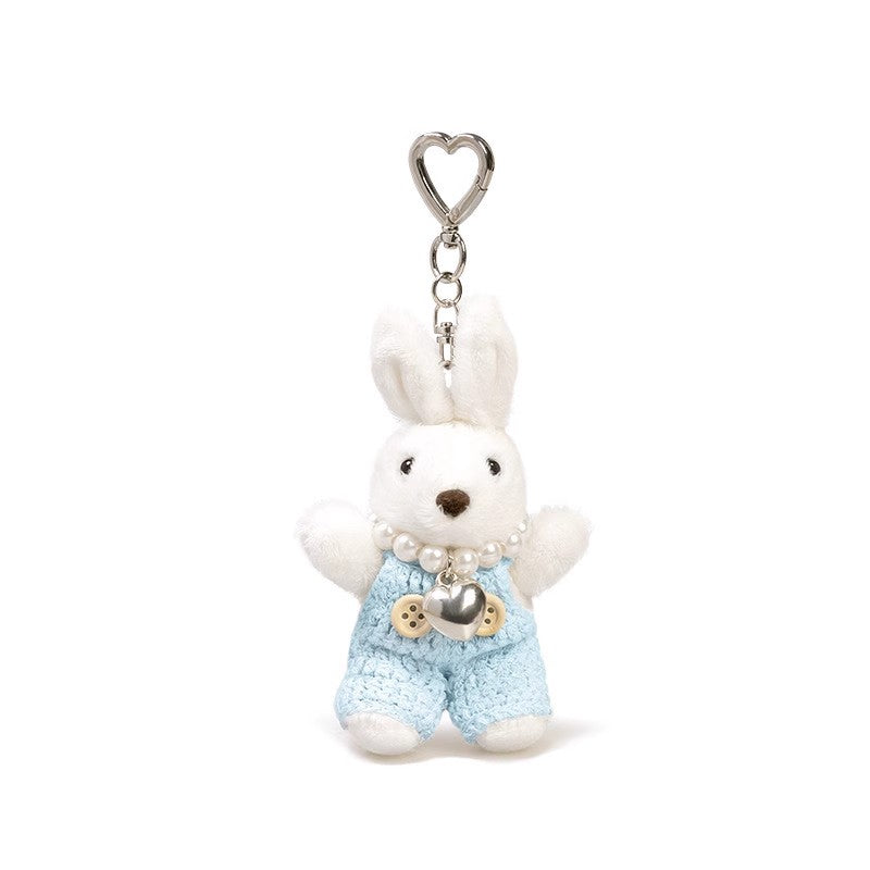 うさぎのぬいぐるみバッグのストラップですRabbit plush toy bag pendant