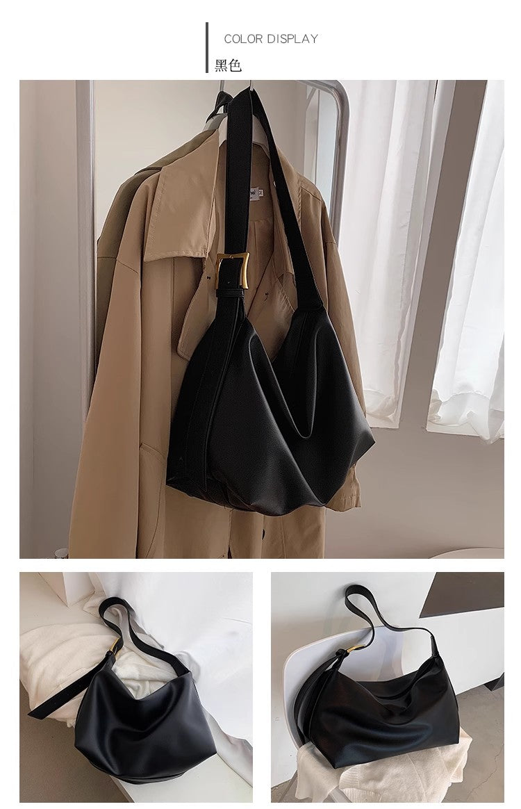 大容量斜め掛けカジュアル餃子バッグですA large-capacity crossbody bag for casual dumplings