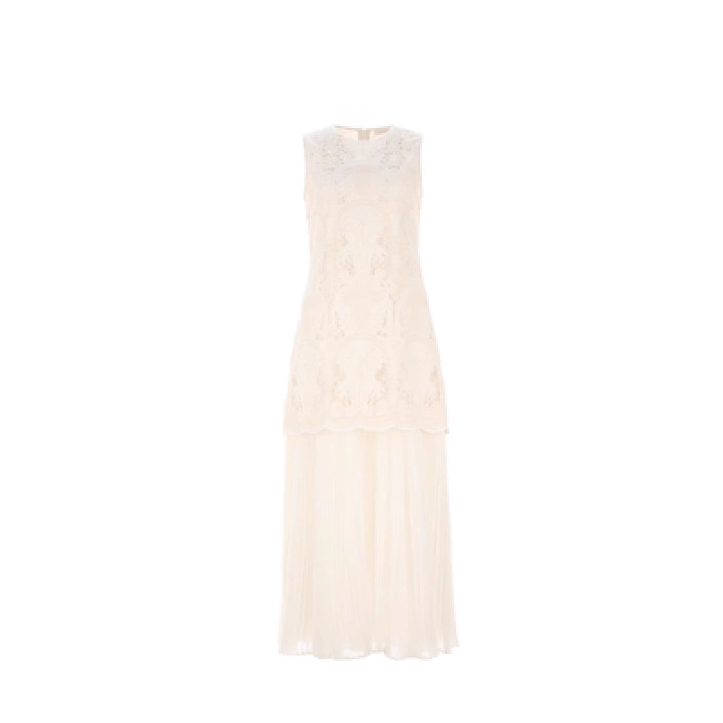 ノースリーブのベストワンピースSleeveless vest dress
