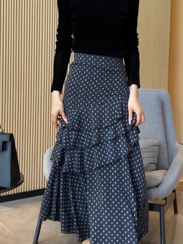 シフォンの花柄スカートですChiffon floral skirt