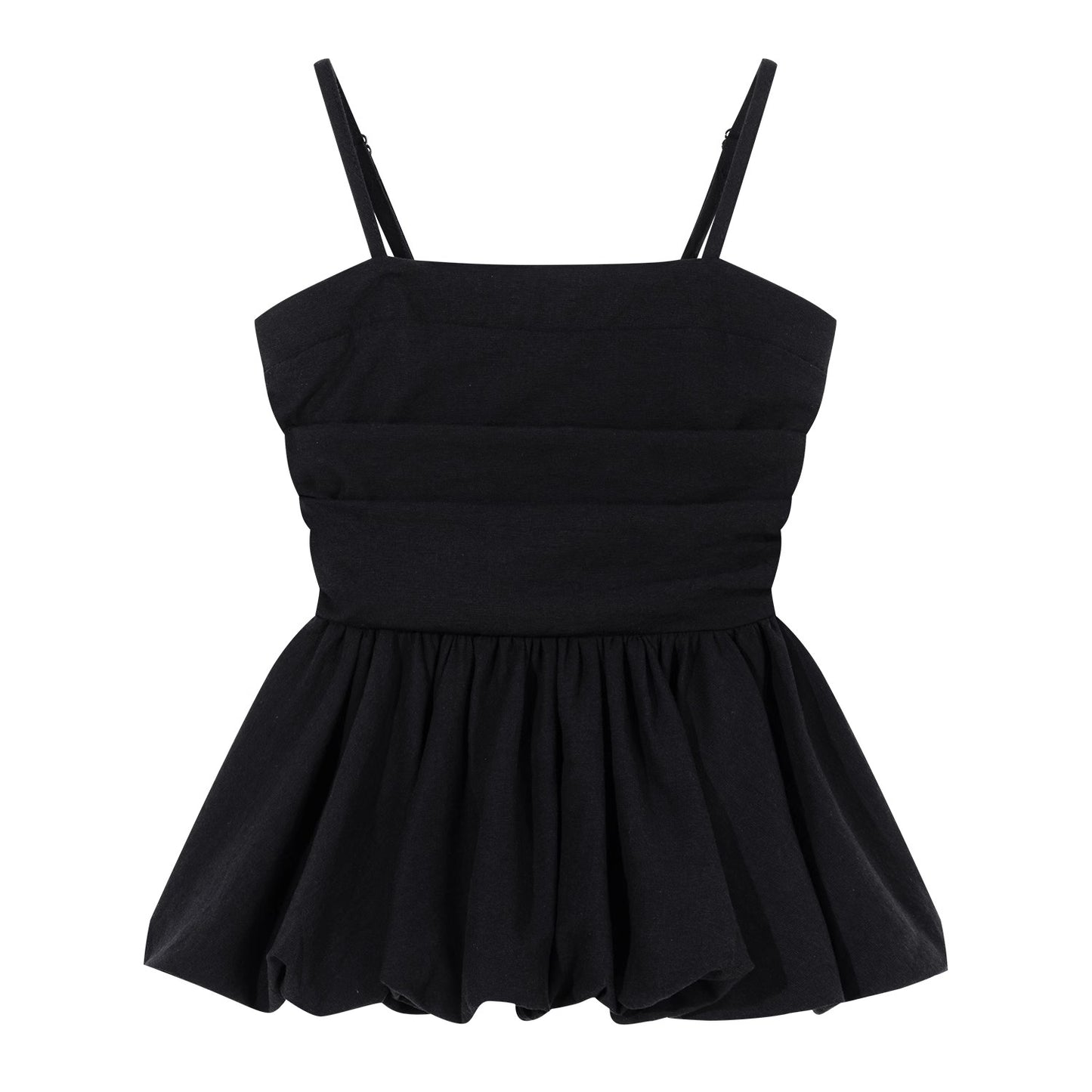肩に胸のつぼみをつけた上着ですOne-shoulder strapless flower bud top