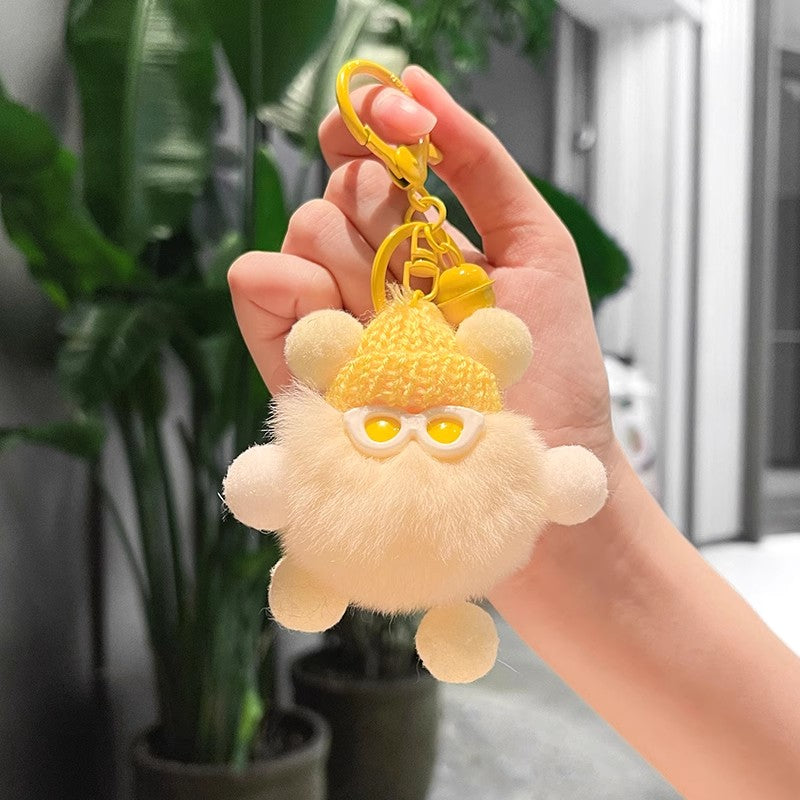 メガネ付きススワタリチャームRed swattari charm with glasses (red/red glasses)