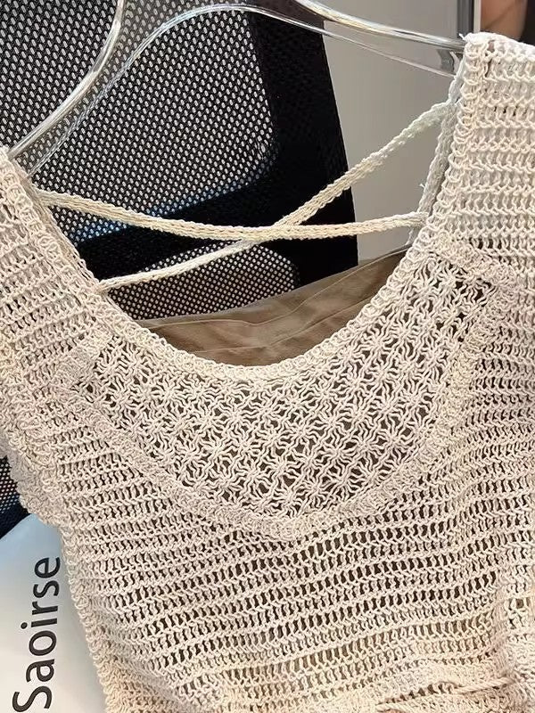 ニット半袖Knit sleeve