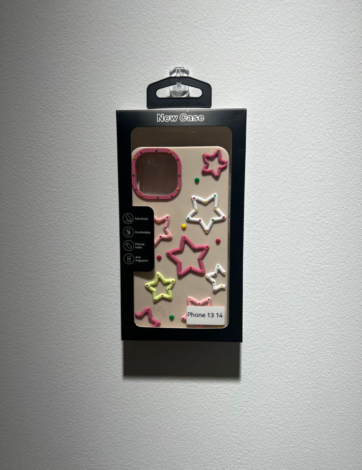 五角星形の浮き彫りのスマホケース(Phone case with five-pointed star relief)(SJK014)