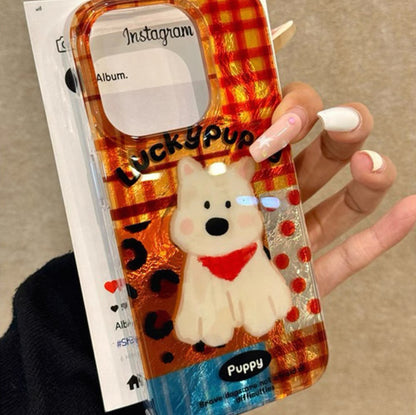 犬のスマホケースが、全場を可愛らしさで埋め尽くす(Dog - themed phone cases are taking the world by storm with cuteness!)（SJK003））