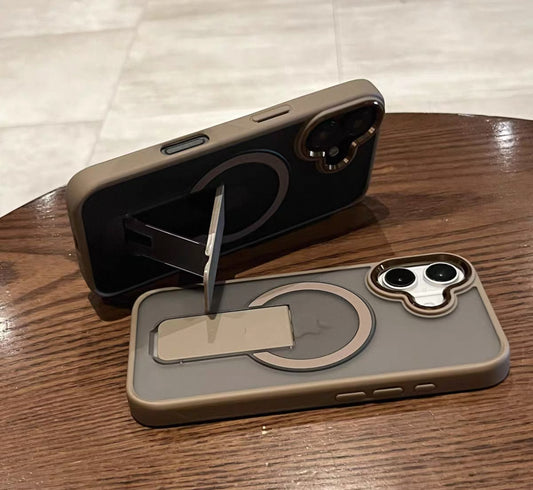砂漠ゴールドカラーのマグネット付きマット加工スマホケース (Desert - gold - colored magnetic matte - finished phone case)(SJK065)