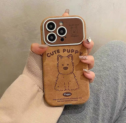 可愛らしいウエストハイランドホワイトテリアのスマホケース(An adorable West Highland White Terrier phone case)(SJK011)