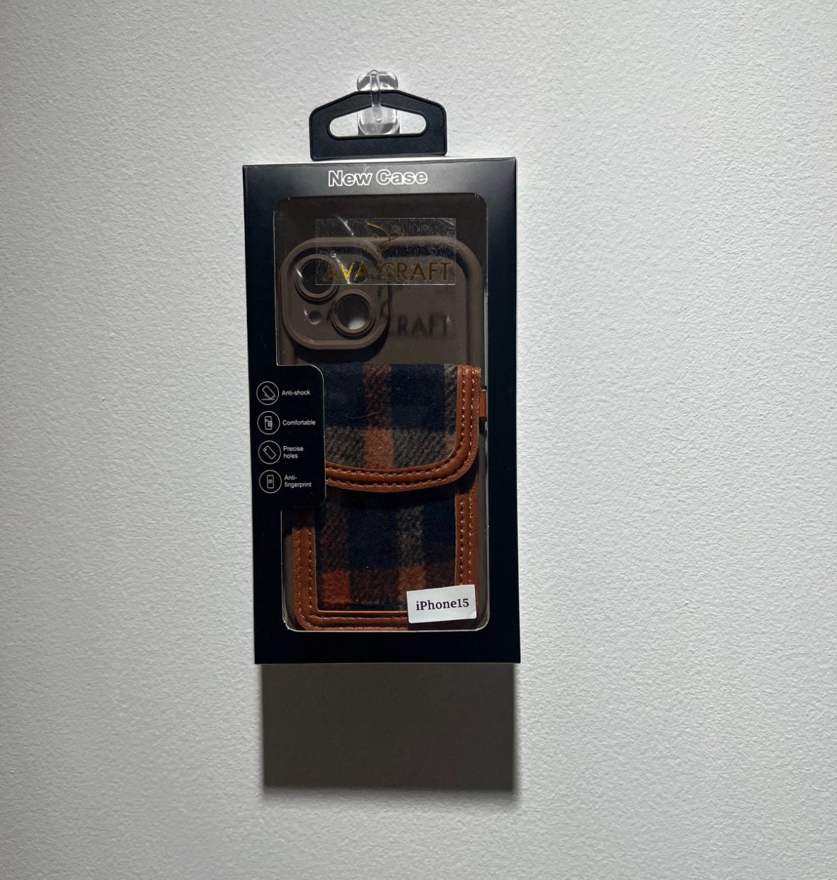シャネル風のブラウン色財布付きスマホケース (Chanel - style brown wallet phone case)(SJK038)