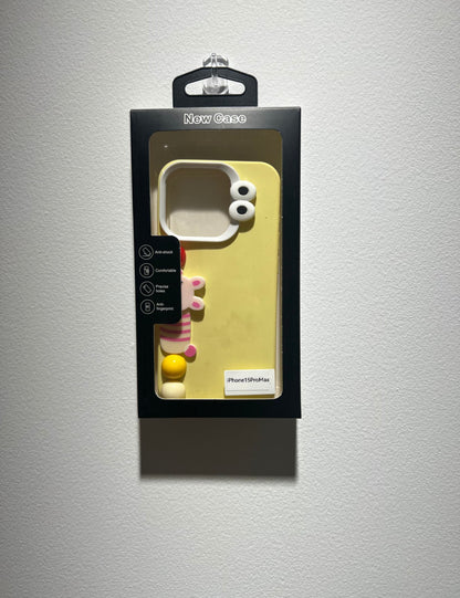 可愛らしい立体の小動物のスマホケース(Cute three - dimensional animal phone case)(SJK016)