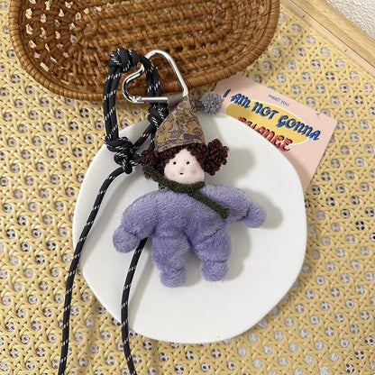 帽子付きくるくるヘアぬいぐるみA stuffed hair doll with a hat