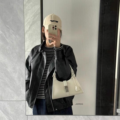 カジュアルな質感のショルダーバッグのおしゃれで優雅な女性のバッグをかけますCasual, versatile, high-quality crossbody bag, fashionable and elegant women's bag