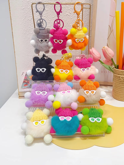 メガネ付きススワタリチャームRed swattari charm with glasses (red/red glasses)
