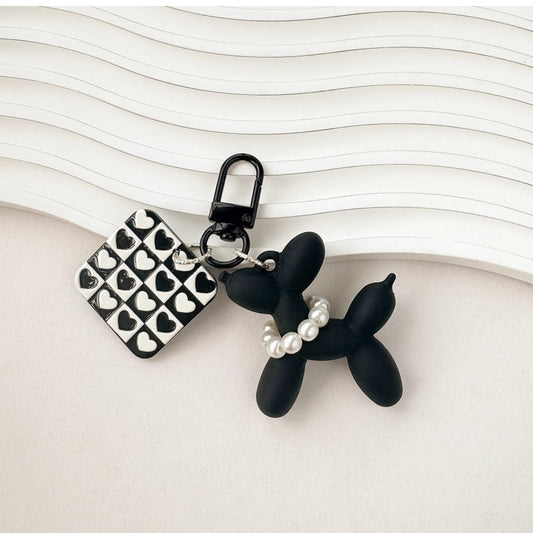 高級感ダーク系風船犬ですDark-themed balloon dog